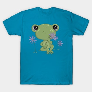 Cute Green Frog T-Shirt